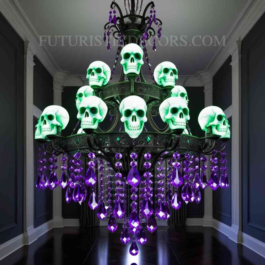 skull Chandelier