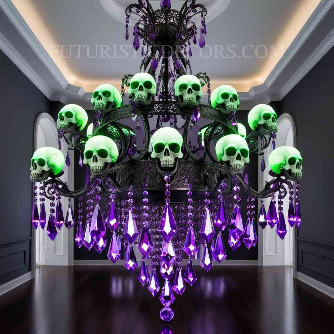 skull Chandelier