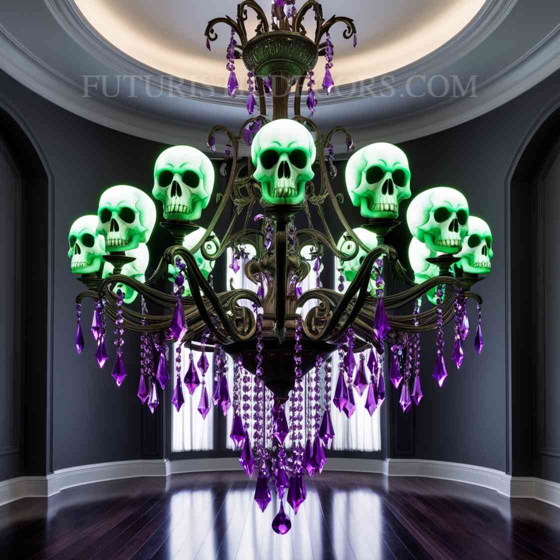 skull Chandelier