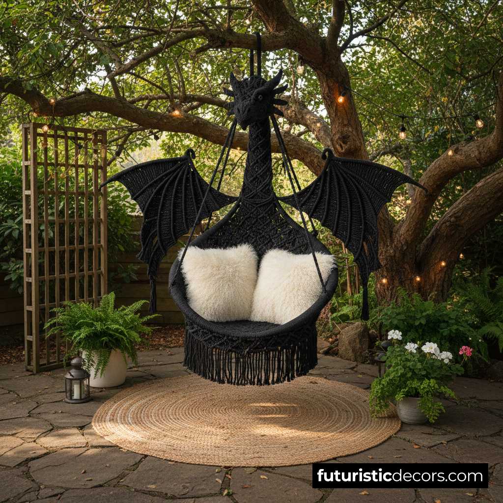 Macrame Dragon Swing