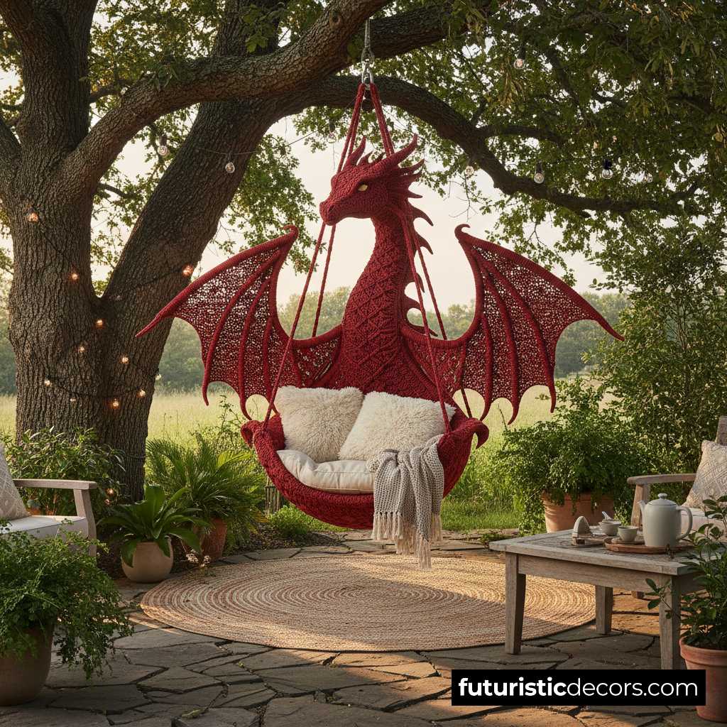 Macrame Dragon Swing