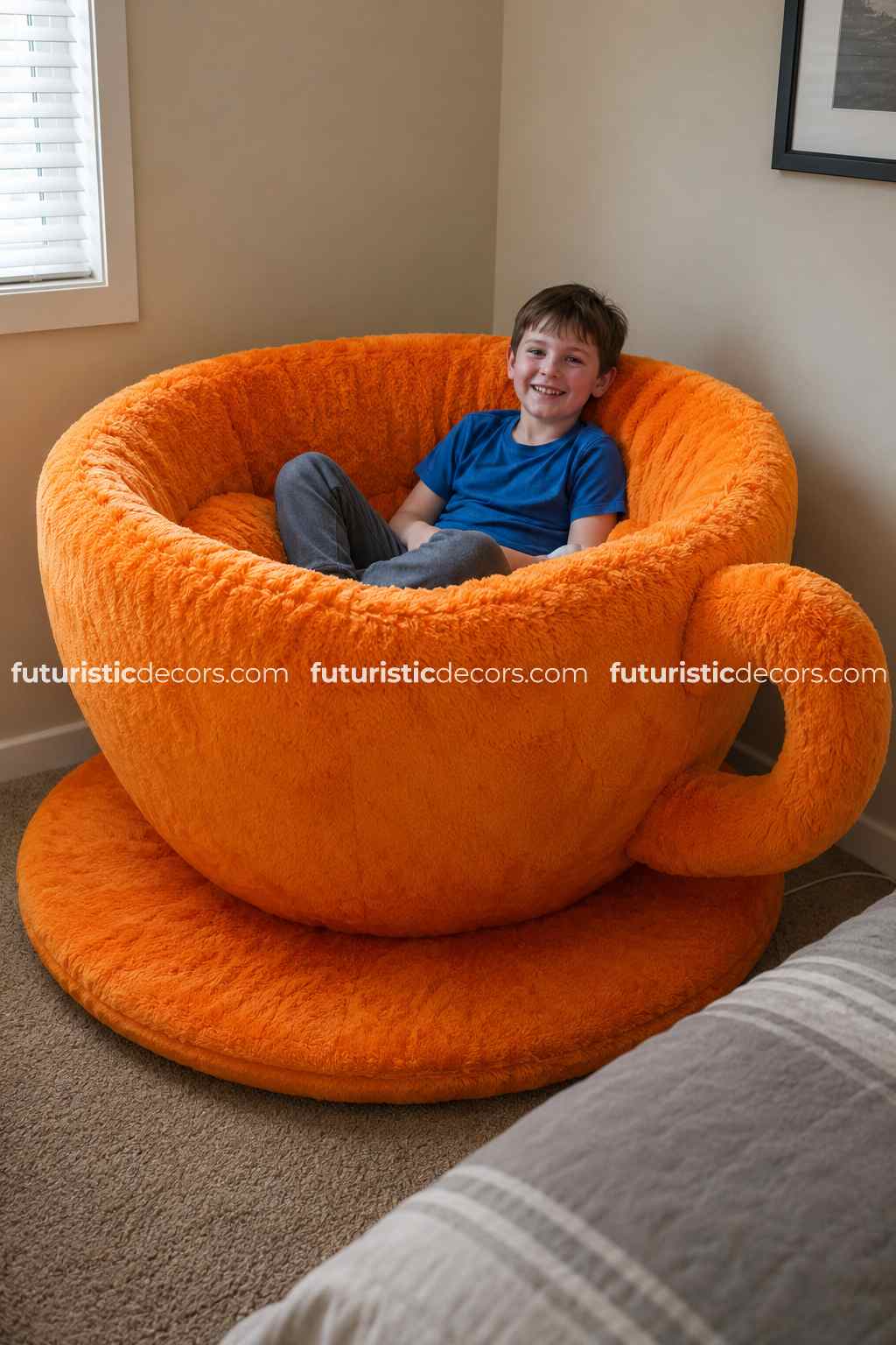 teacup-shaped sofas