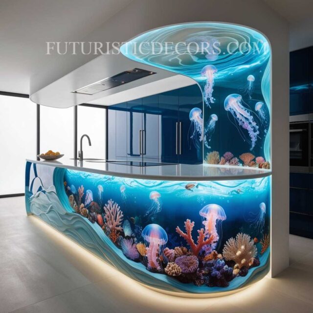 Jellyfish Kitchen Islands