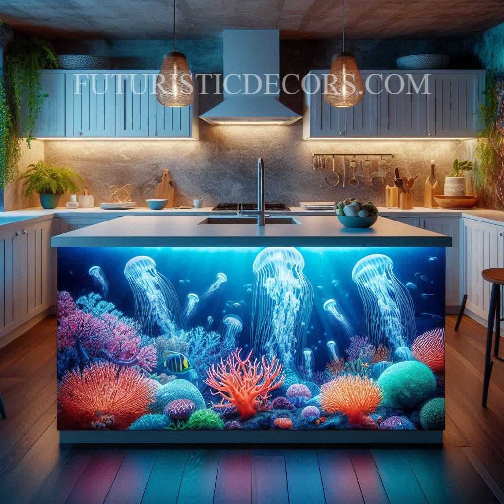 Jellyfish Kitchen Islands