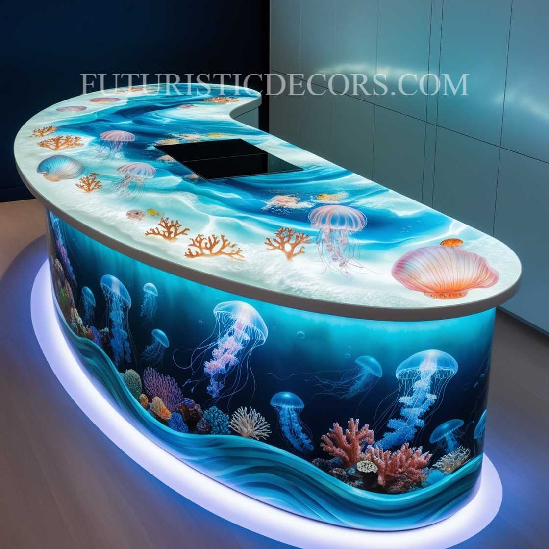 Jellyfish Kitchen Islands