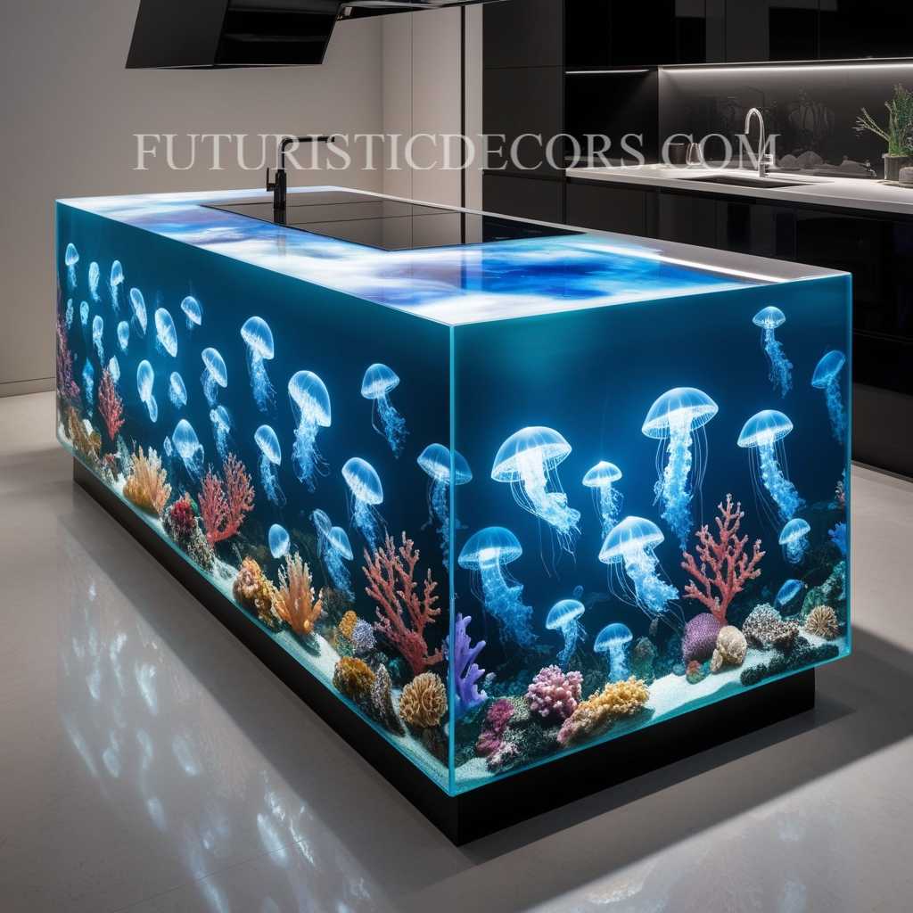 Jellyfish Kitchen Islands