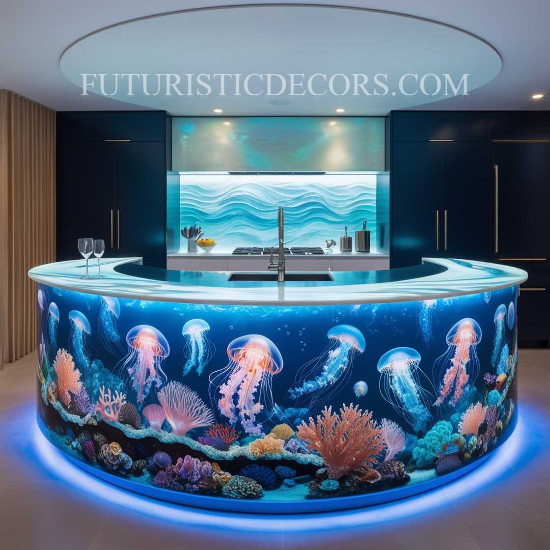 Jellyfish Kitchen Islands