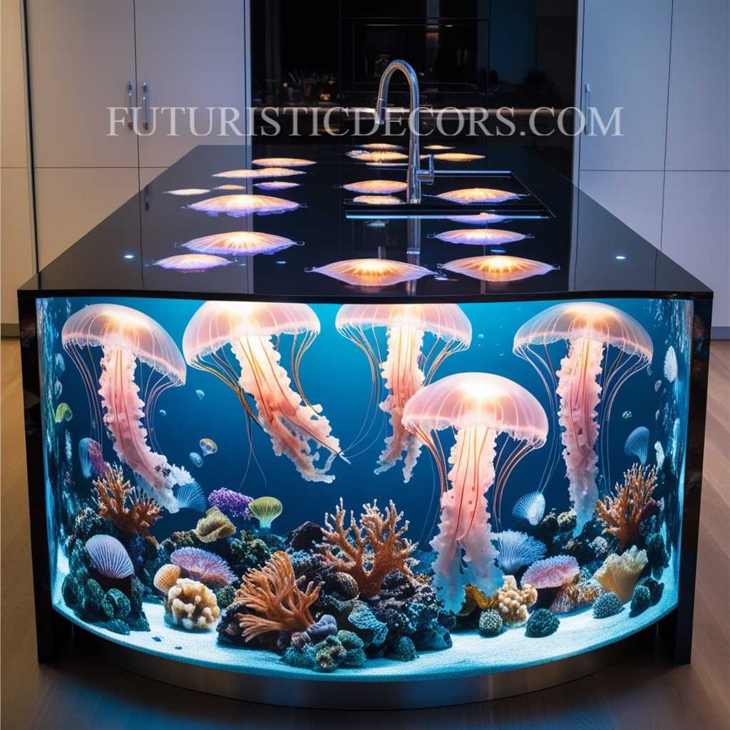 Jellyfish Kitchen Islands