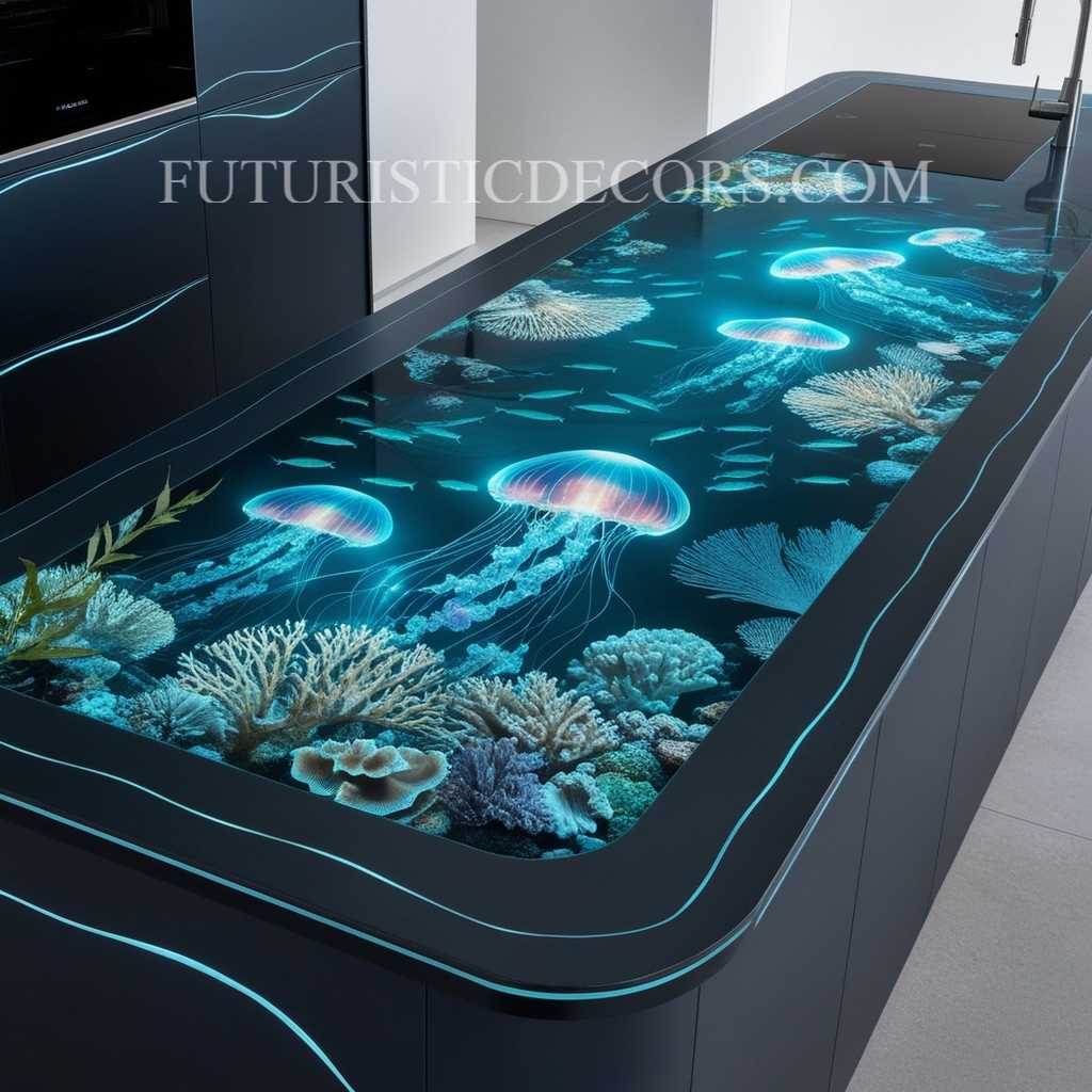 Jellyfish Kitchen Islands