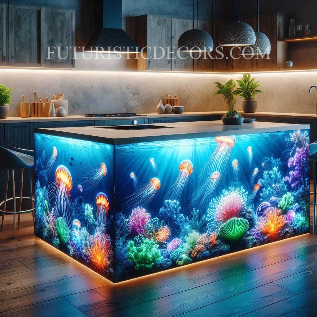 Jellyfish Kitchen Islands