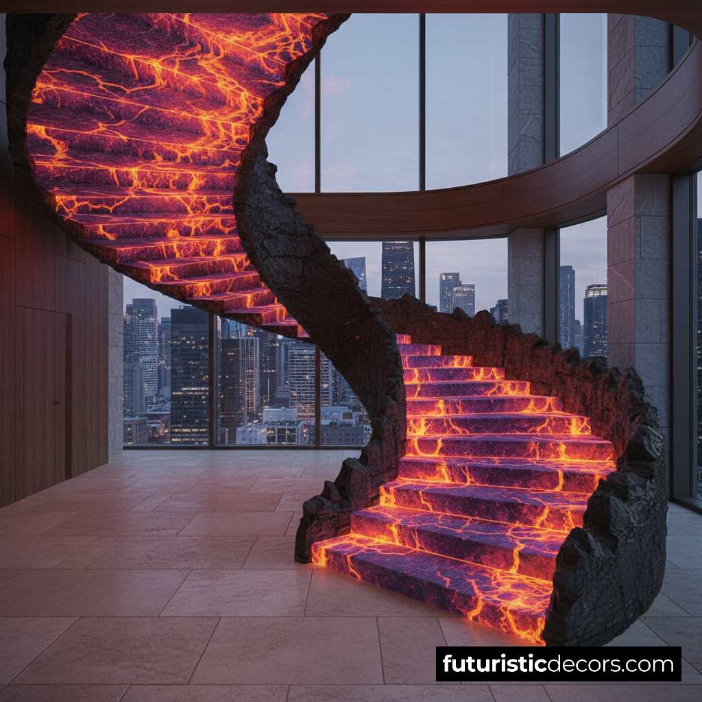 Lava inspired Staircase