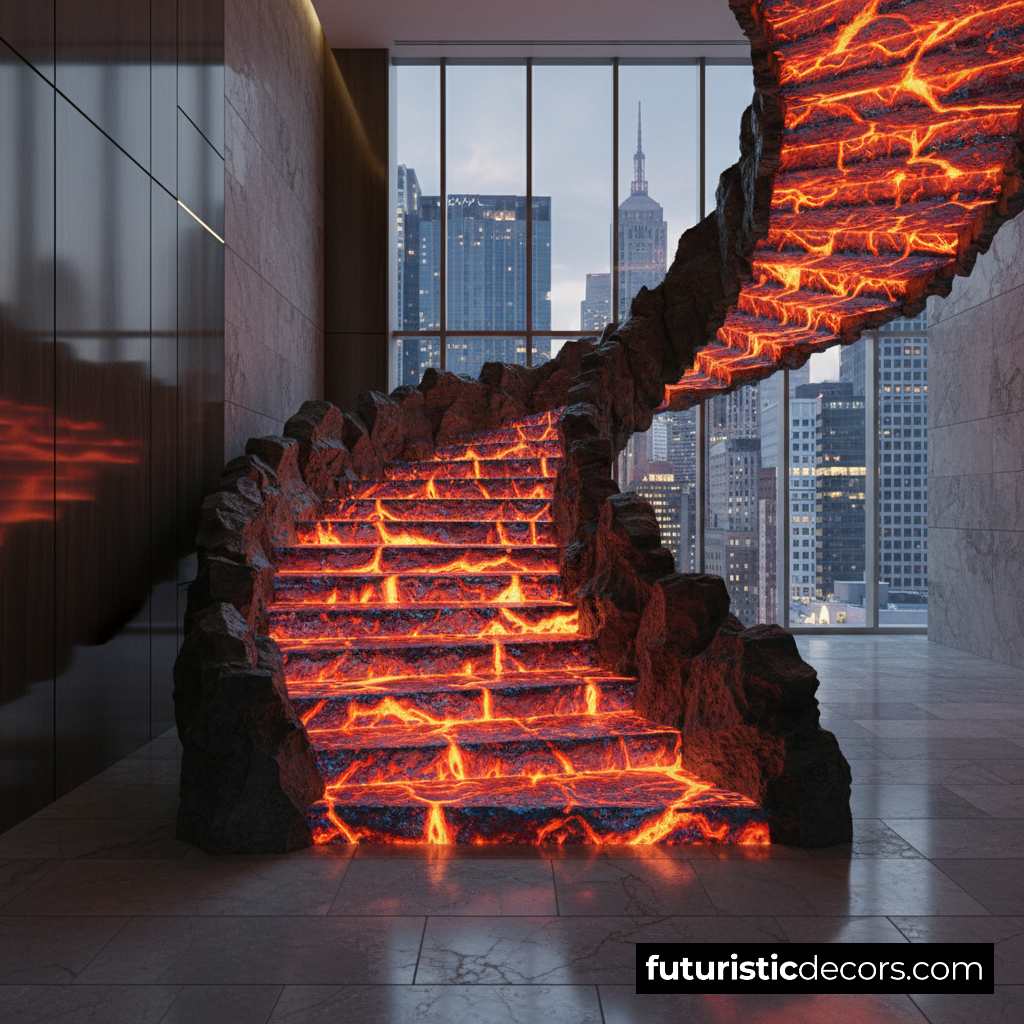 Lava inspired Staircase