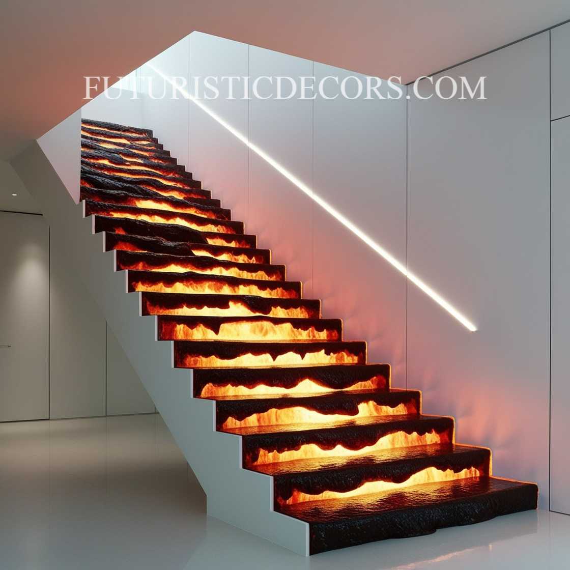 Lava Inspired Staircase