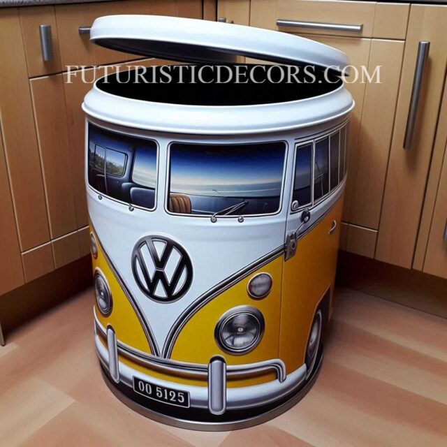 Volkswagen Shaped Trash Bin