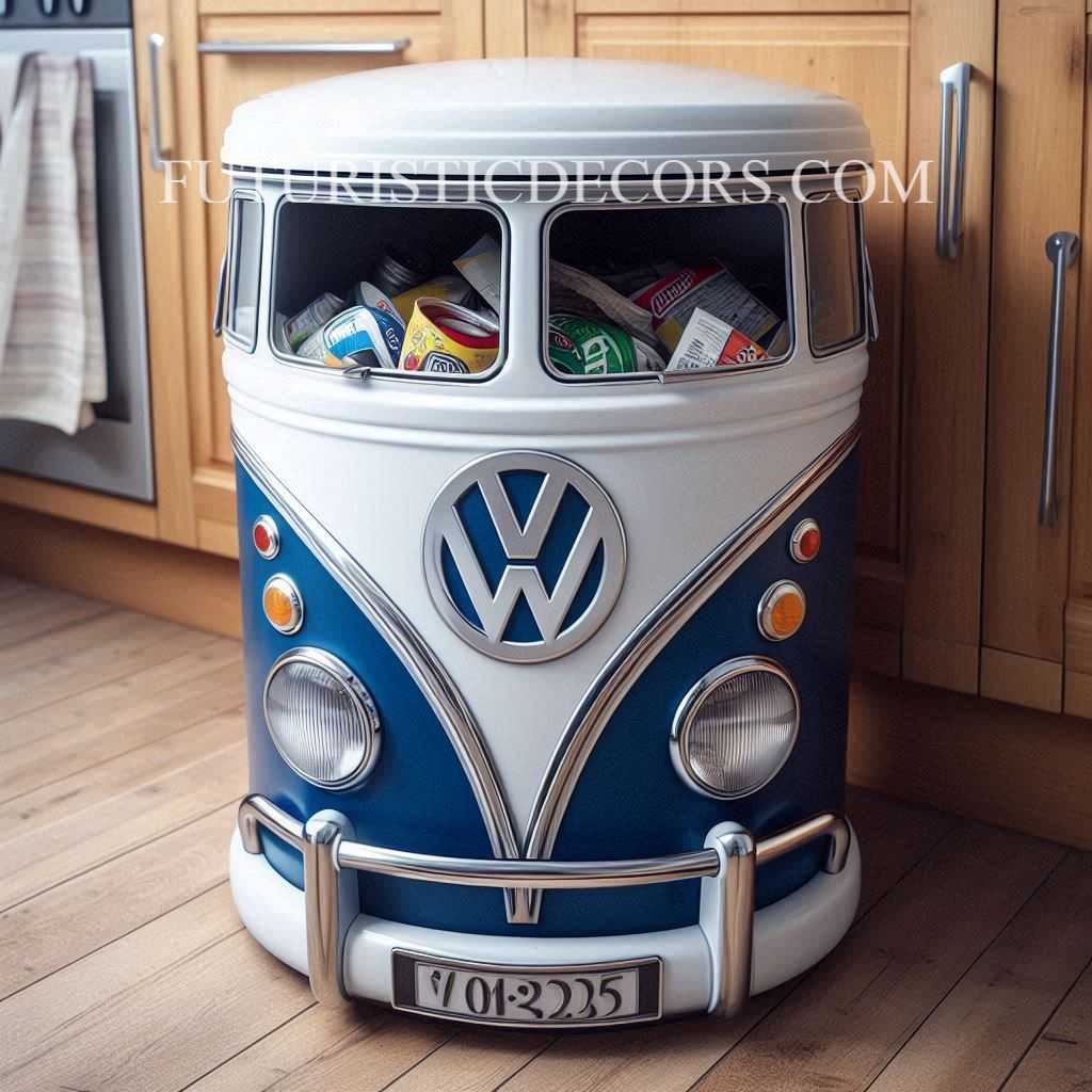 Volkswagen Shaped Trash Bin