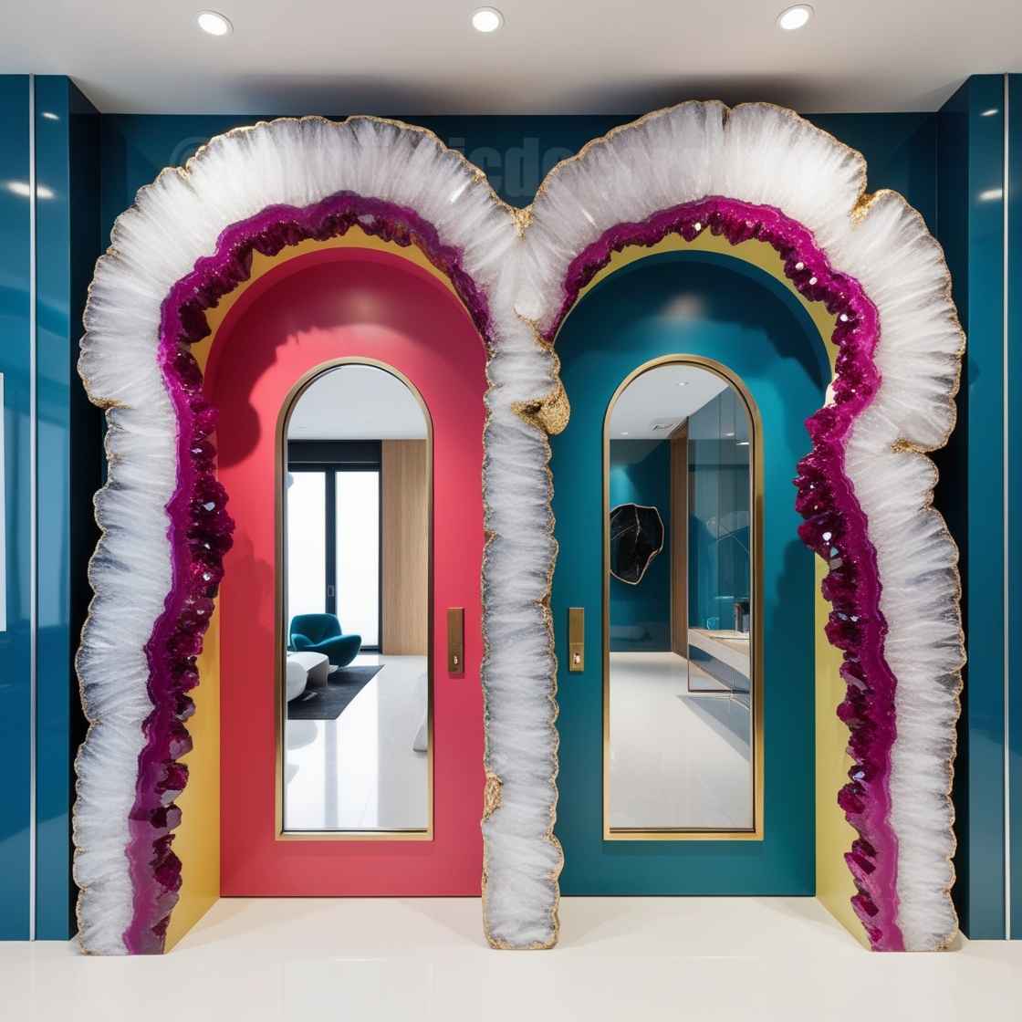 Giant Geode Doorway