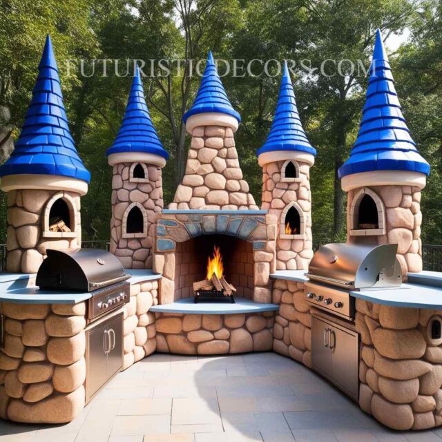 Outdoor Castle Kitchen