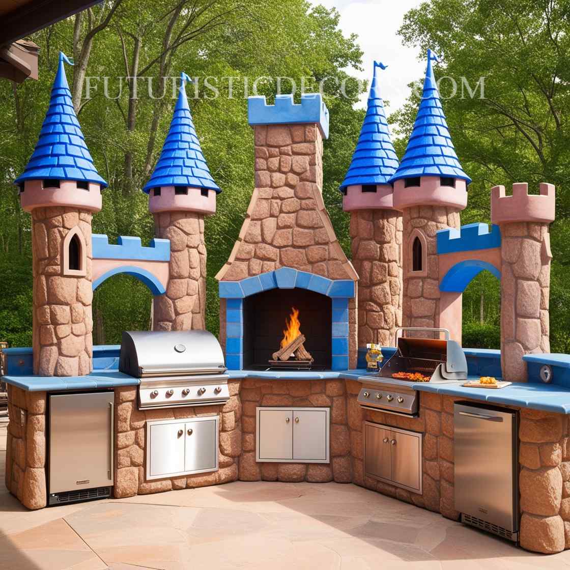 Outdoor Castle Kitchen