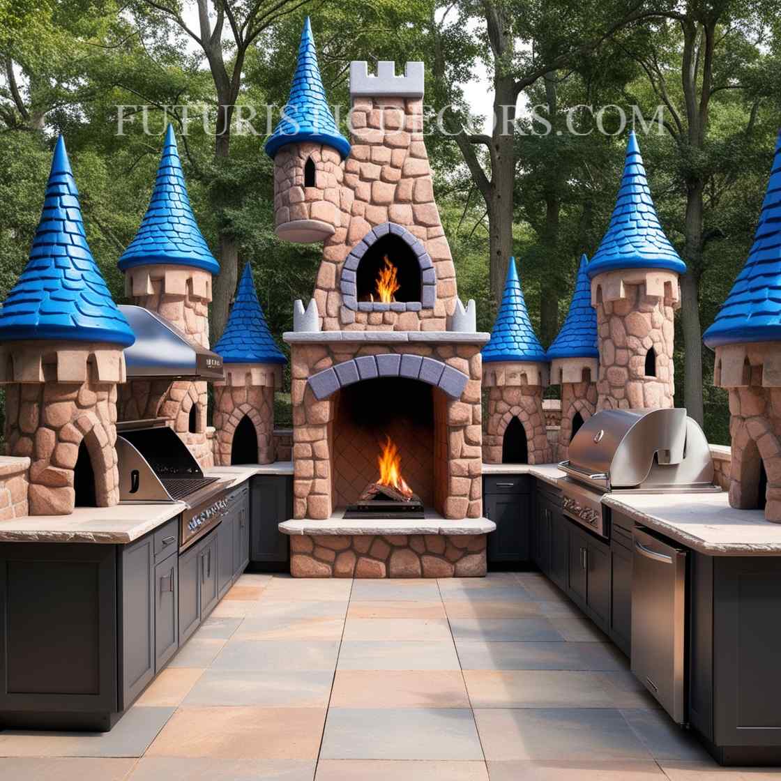 Outdoor Castle Kitchen