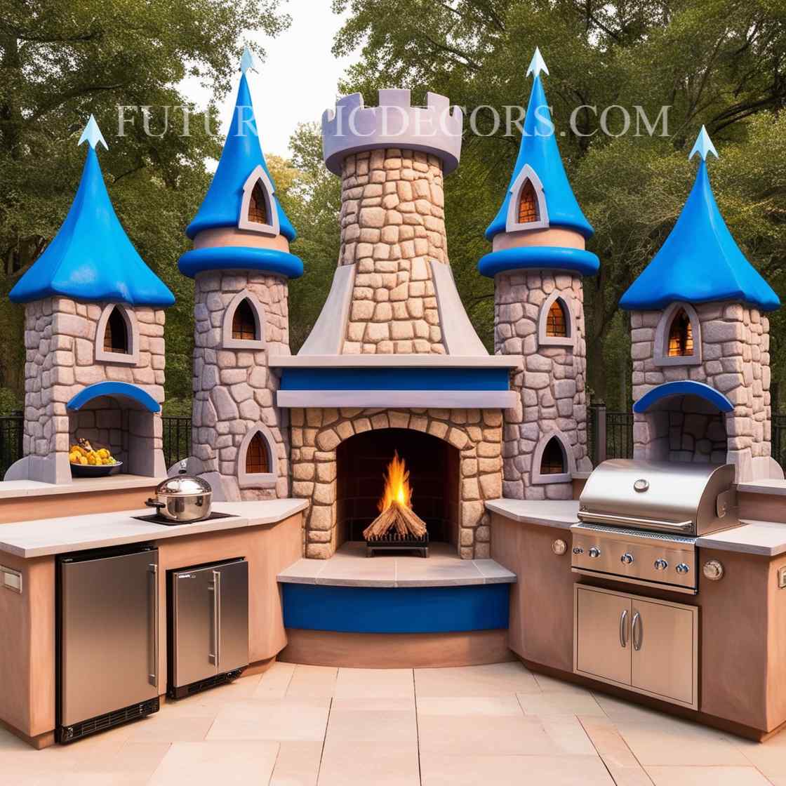 Outdoor Castle Kitchen