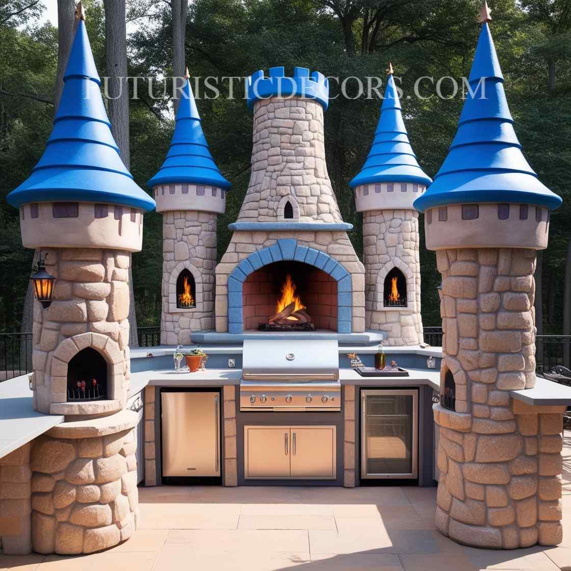 Outdoor Castle Kitchen