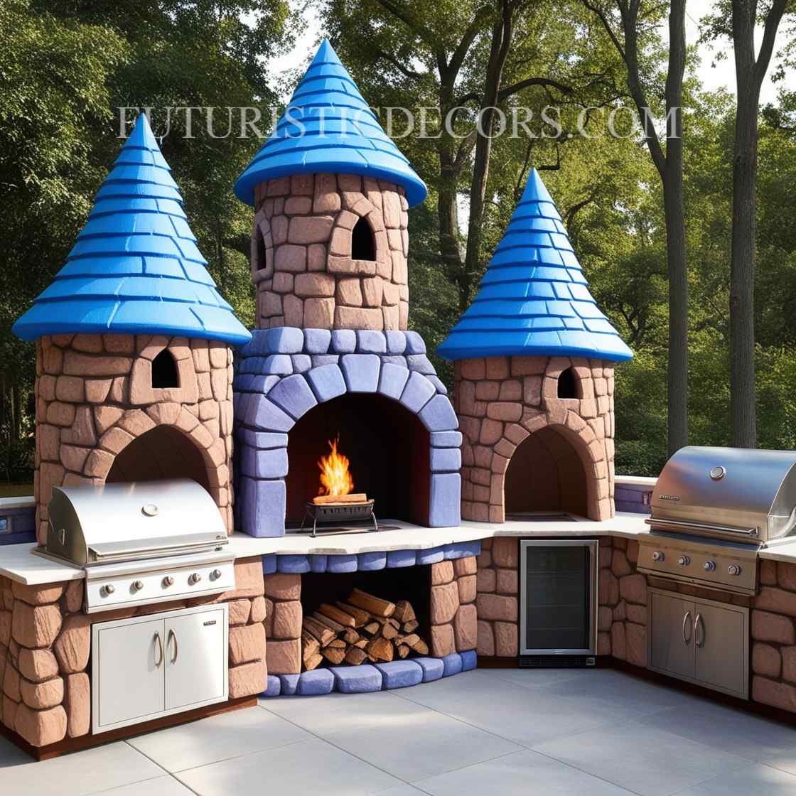 Outdoor Castle Kitchen