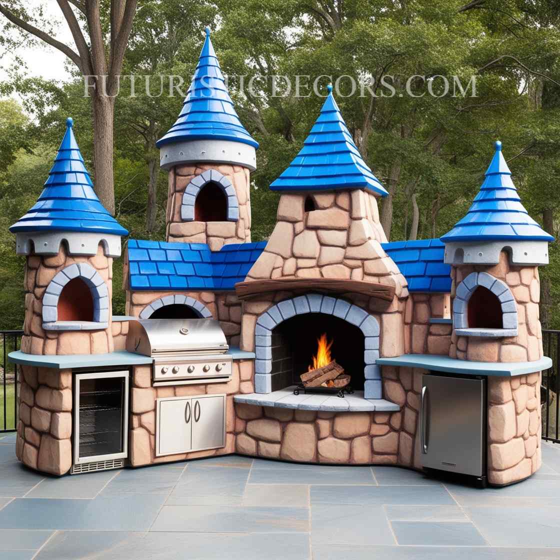 Outdoor Castle Kitchen