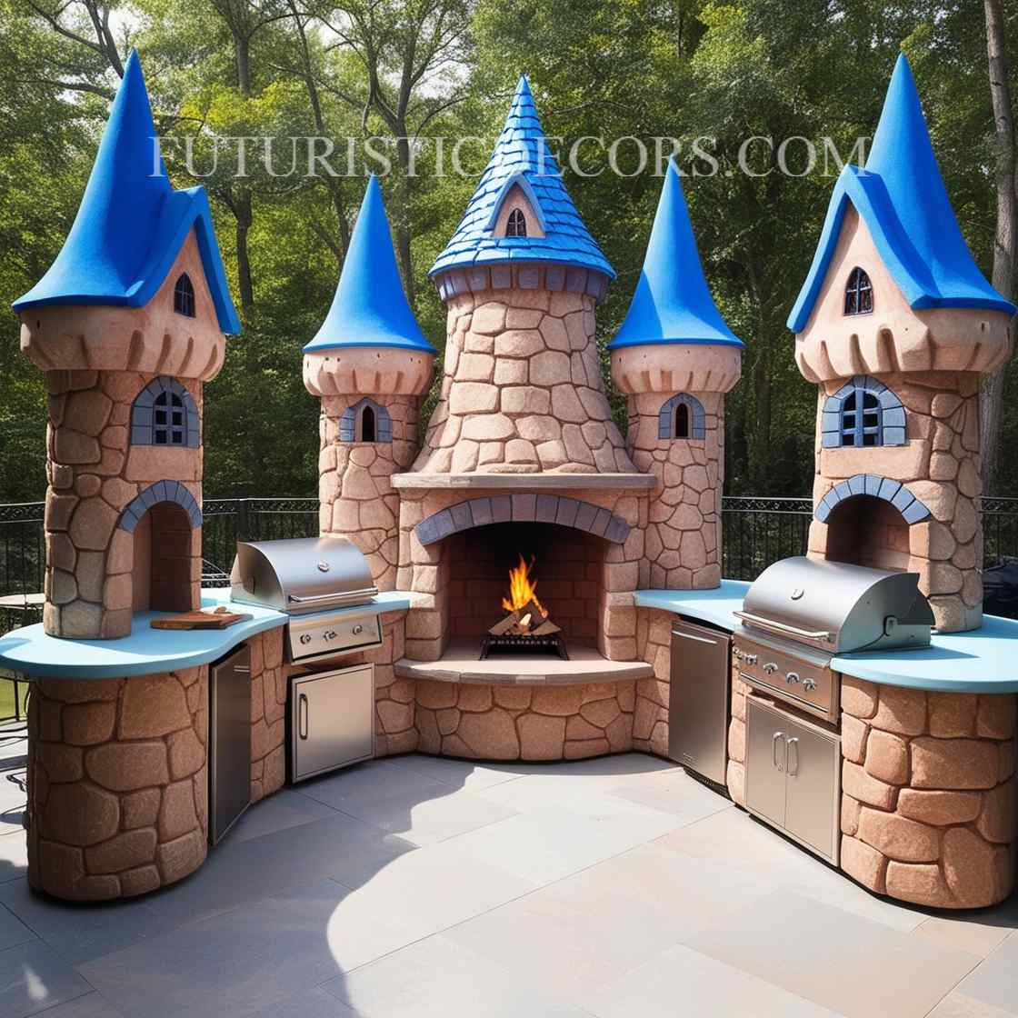 Outdoor Castle Kitchen