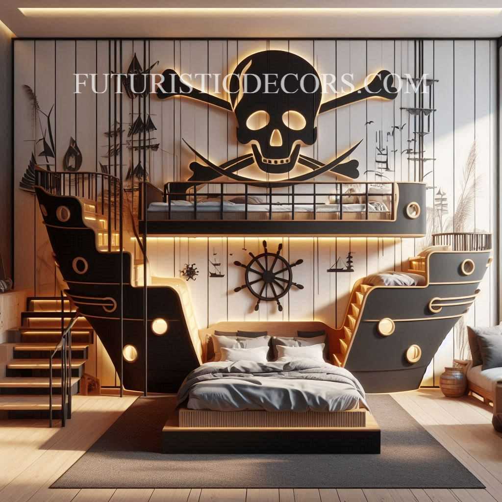 Pirate Ship Bunk Beds