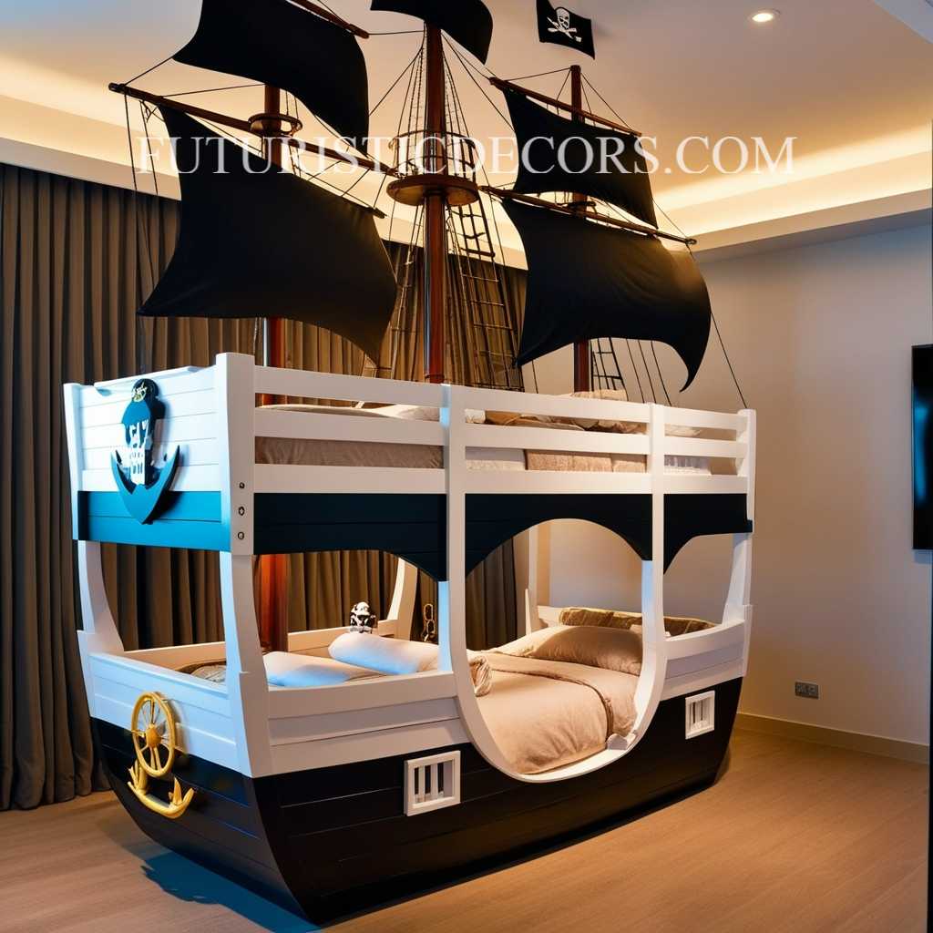 Pirate Ship Bunk Beds