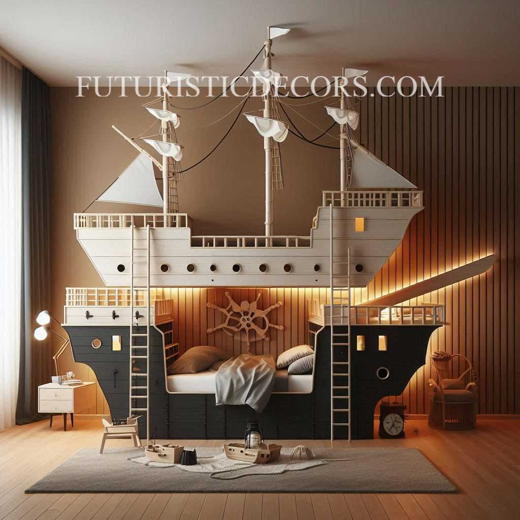 Pirate Ship Bunk Beds