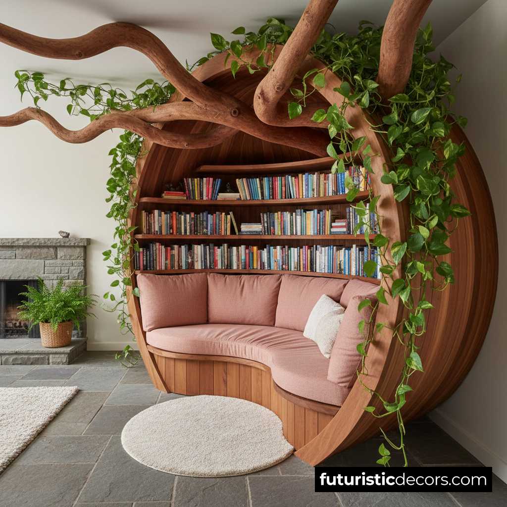 Sequoia Tree Reading Nook