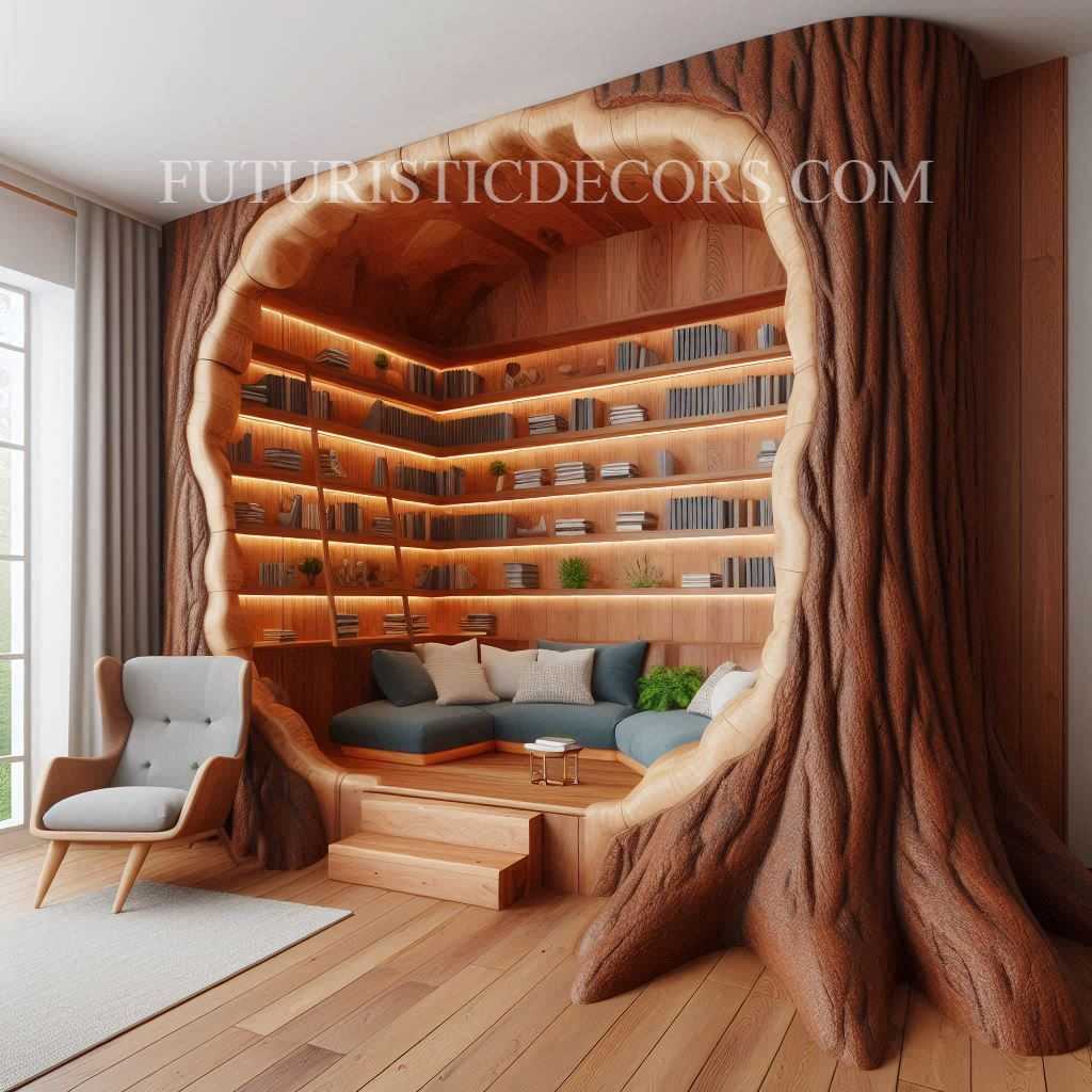 Sequoia Tree Reading Nook