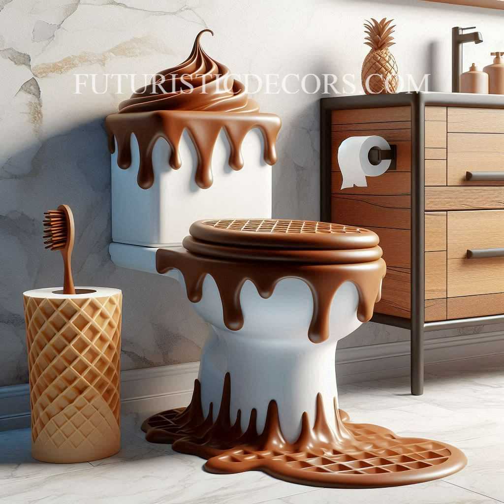 Ice Cream Shaped Toilet