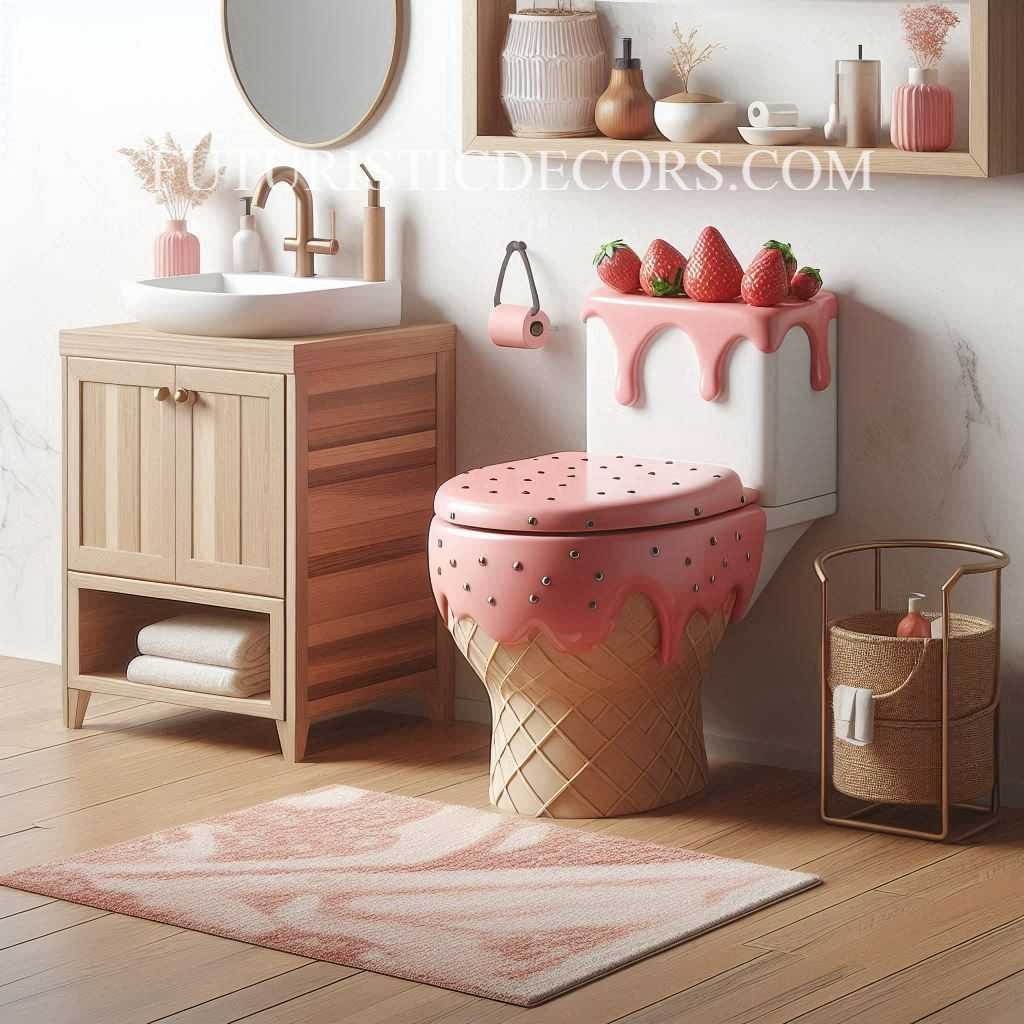 Ice Cream Shaped Toilet