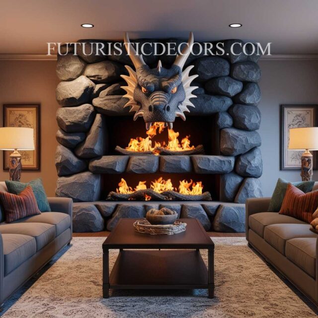 Dragon Fireplace