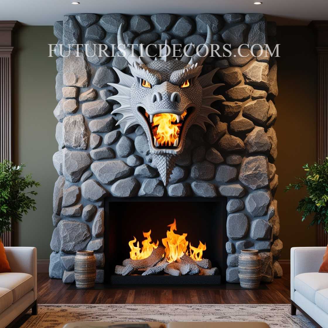 Dragon Fireplace