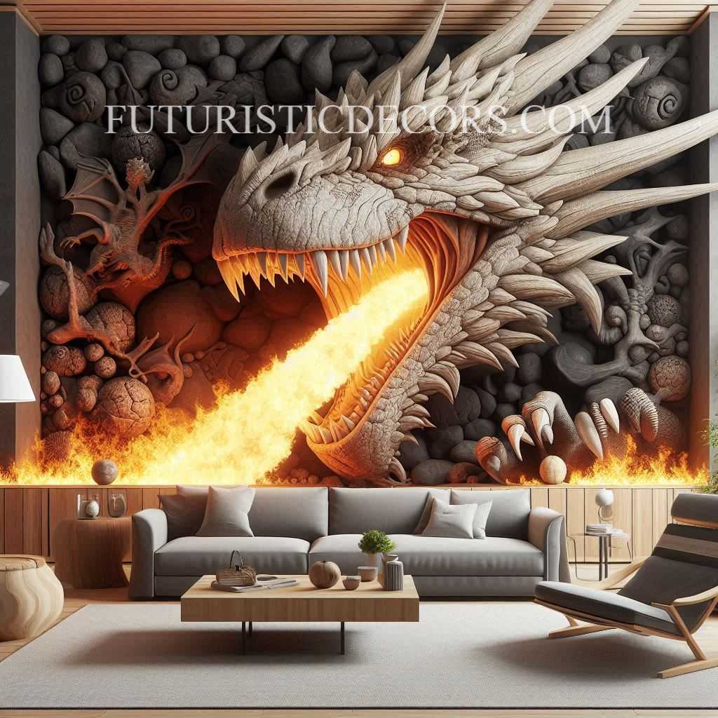 Dragon Fireplace