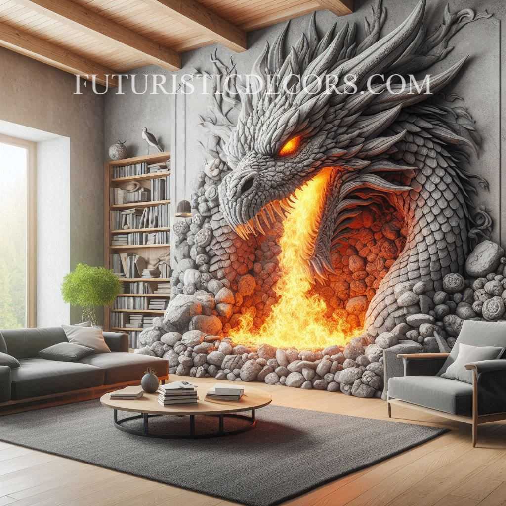 Dragon Fireplace