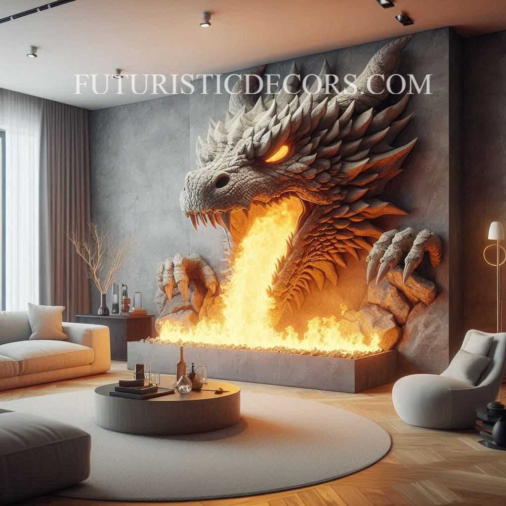 Dragon Fireplace