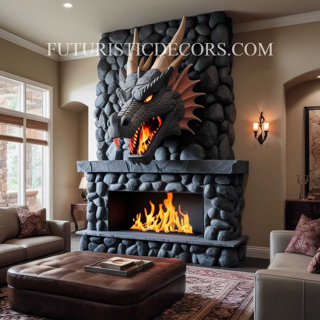 Dragon Fireplace