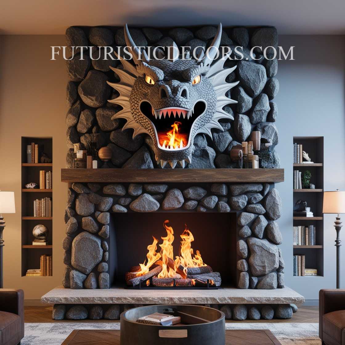 Dragon Fireplace