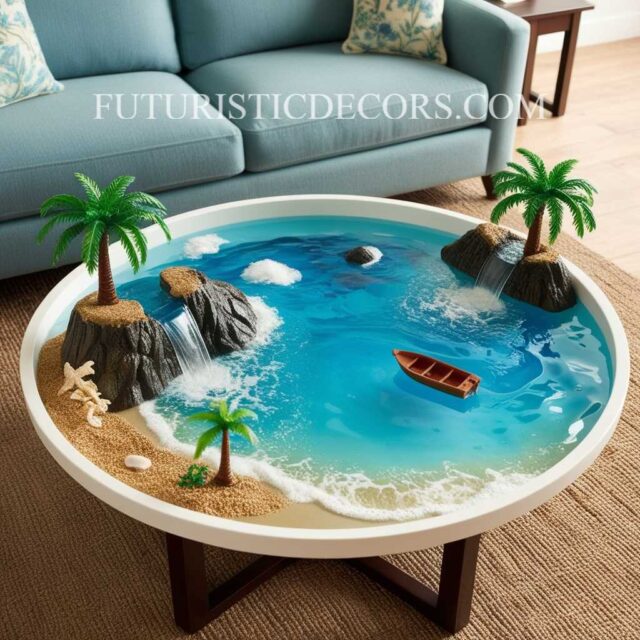 Waterfall Coffee Table