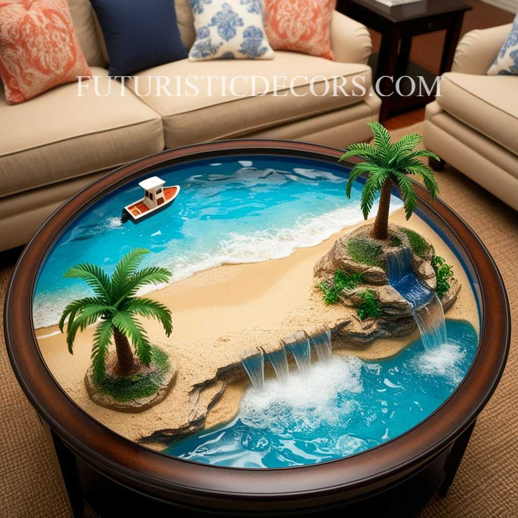 Waterfall Coffee Table