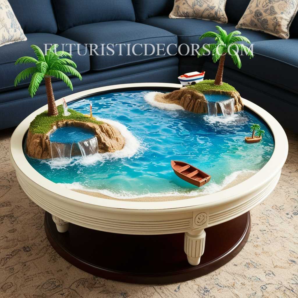 Waterfall Coffee Table