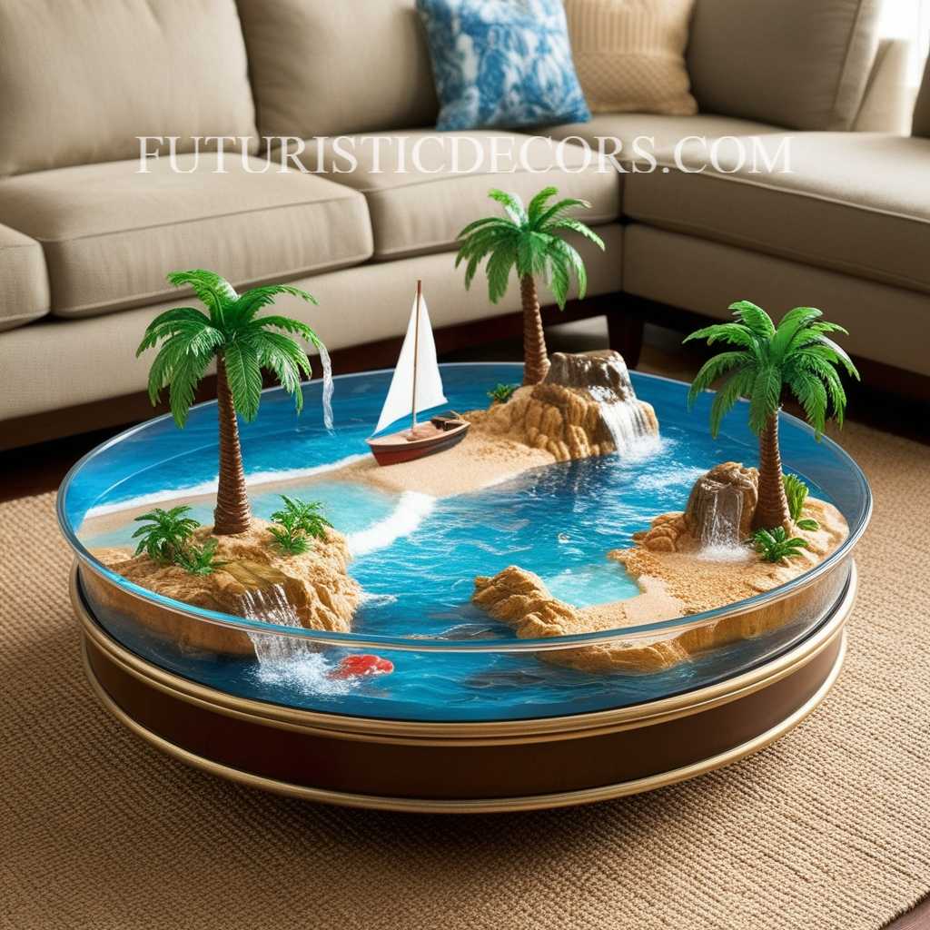 Waterfall Coffee Table