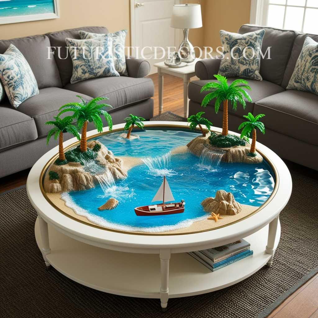 Waterfall Coffee Table