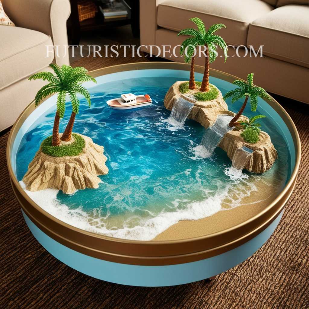 Waterfall Coffee Table