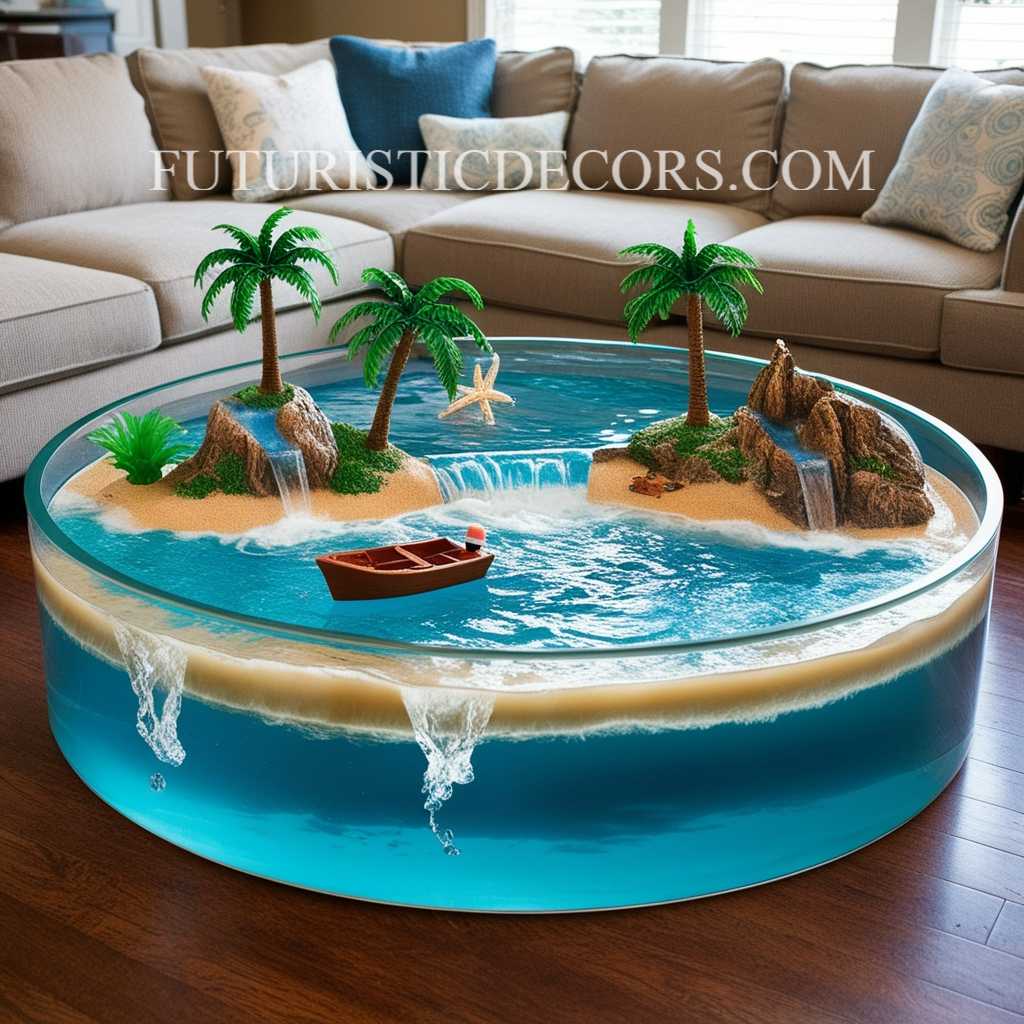 Waterfall Coffee Table