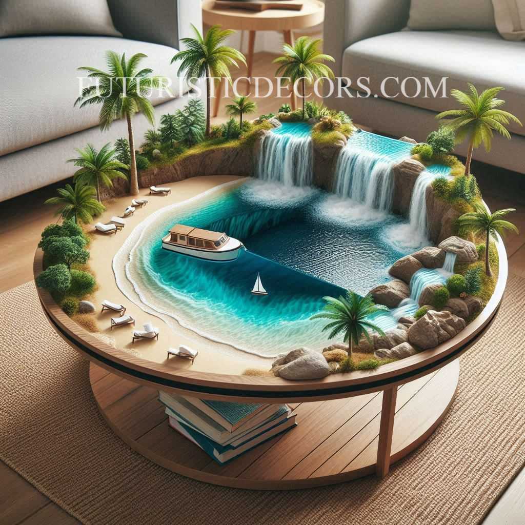 Waterfall Coffee Table